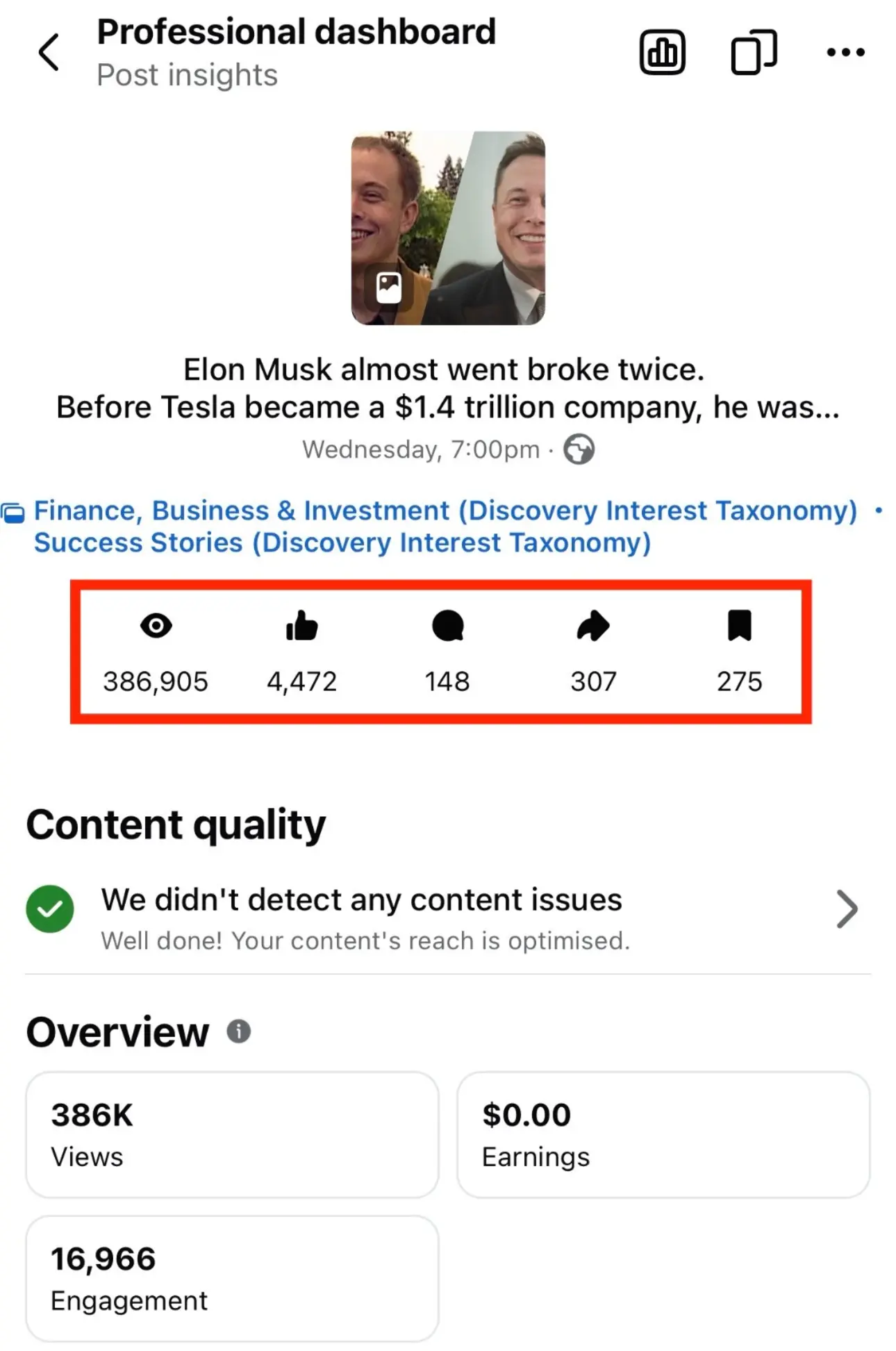 Viral thread example 3